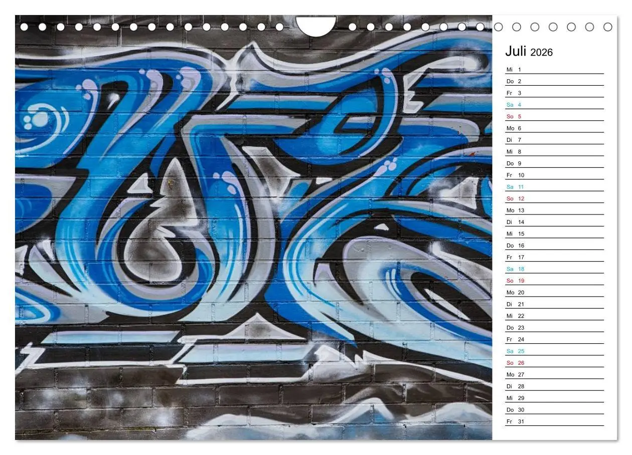 Bild: 9783457981962 | Dresden Graffiti (Wandkalender 2026 DIN A4 quer), CALVENDO...