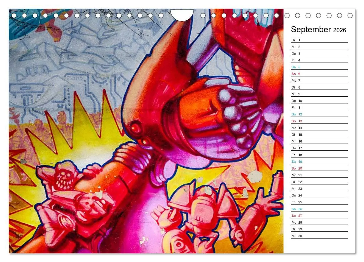 Bild: 9783457981962 | Dresden Graffiti (Wandkalender 2026 DIN A4 quer), CALVENDO...