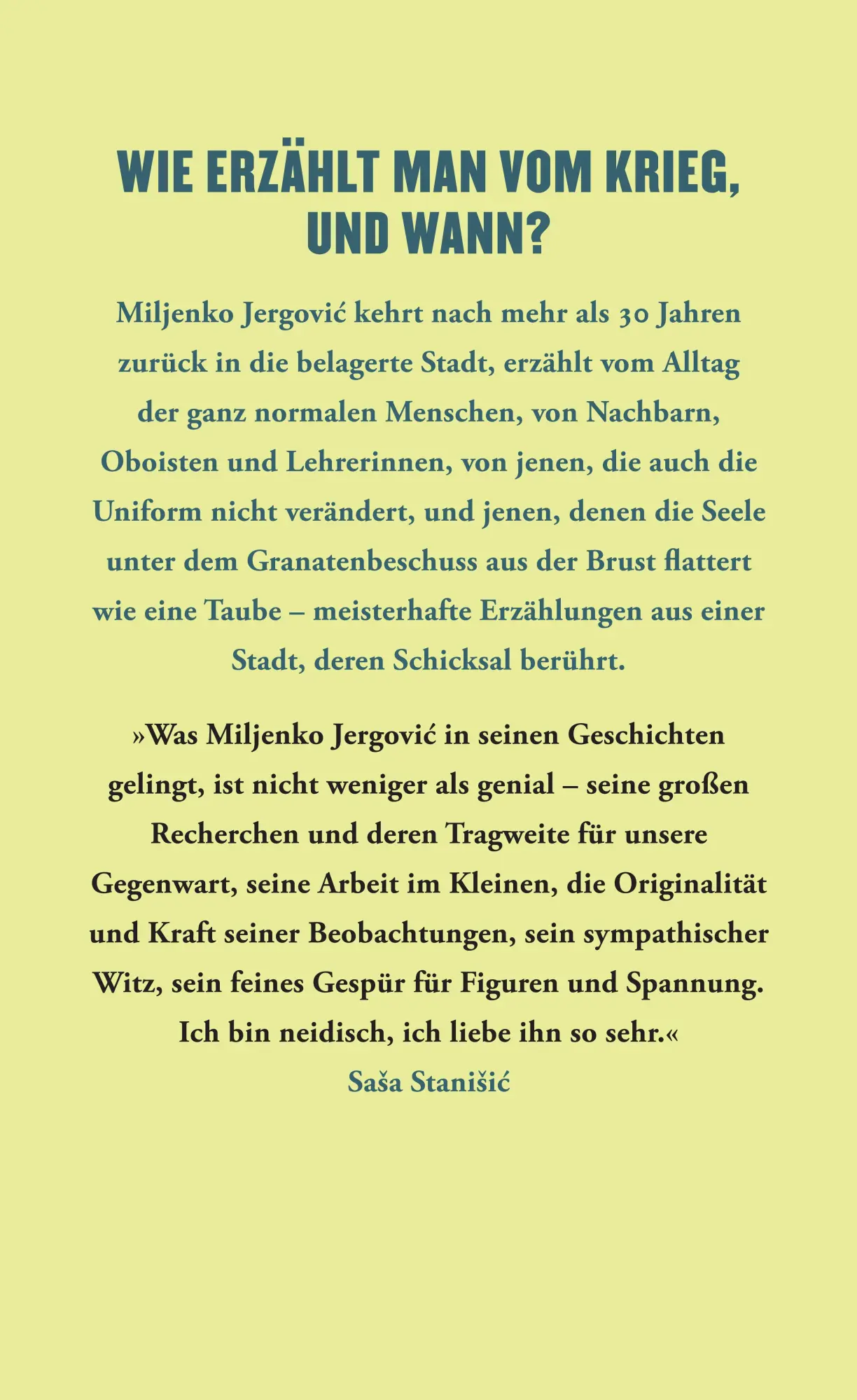 Rückseite: 9783518431962 | Das verrückte Herz | Miljenko Jergovic | Buch | 300 S. | Deutsch