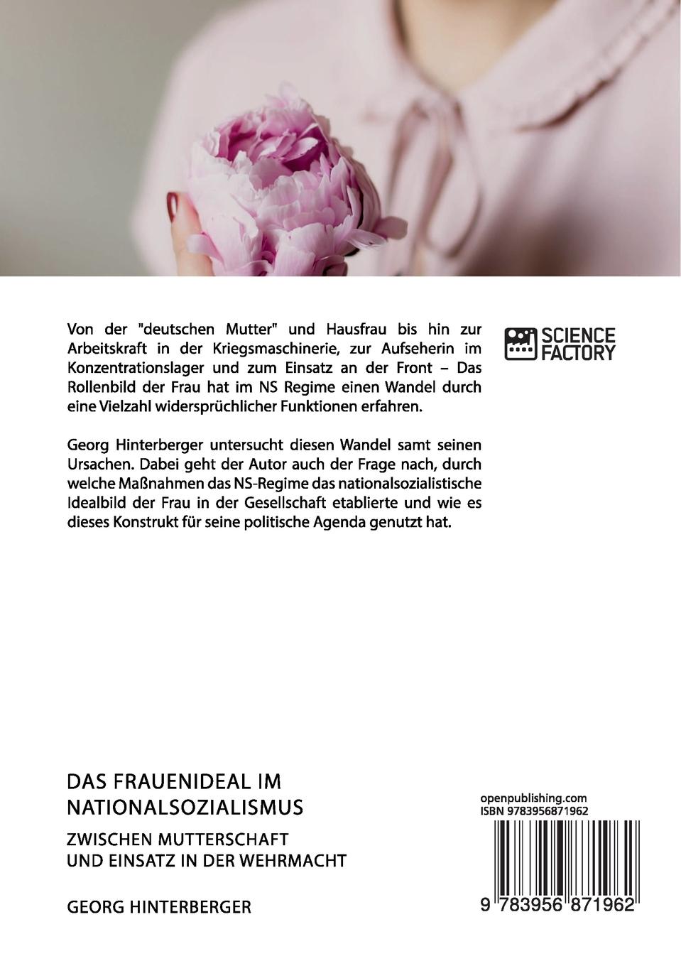 Rückseite: 9783956871962 | Das Frauenideal im Nationalsozialismus | Georg Hinterberger | Buch