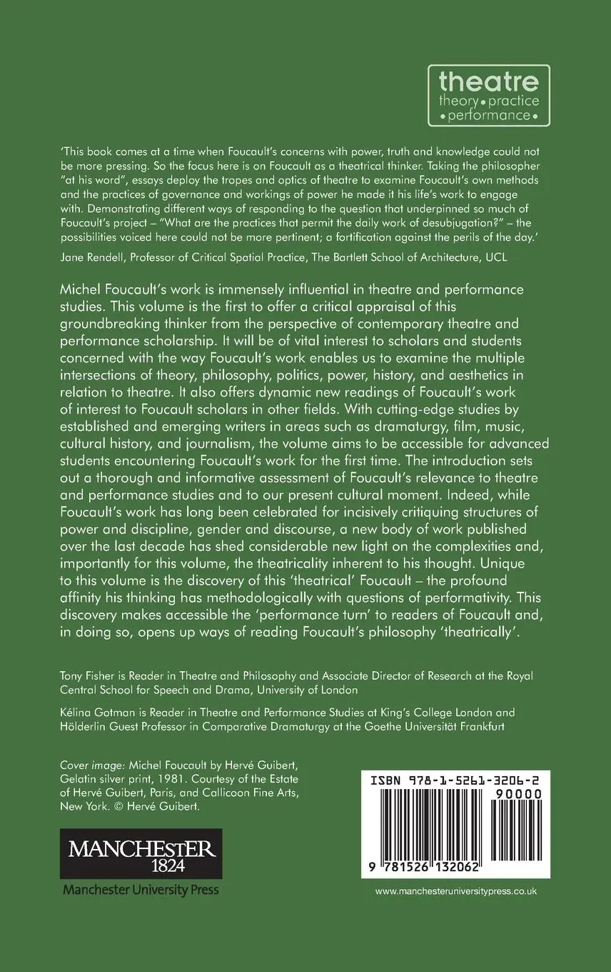 Rückseite: 9781526132062 | Foucault's theatres | Tony Fisher (u. a.) | Buch | Gebunden | Englisch