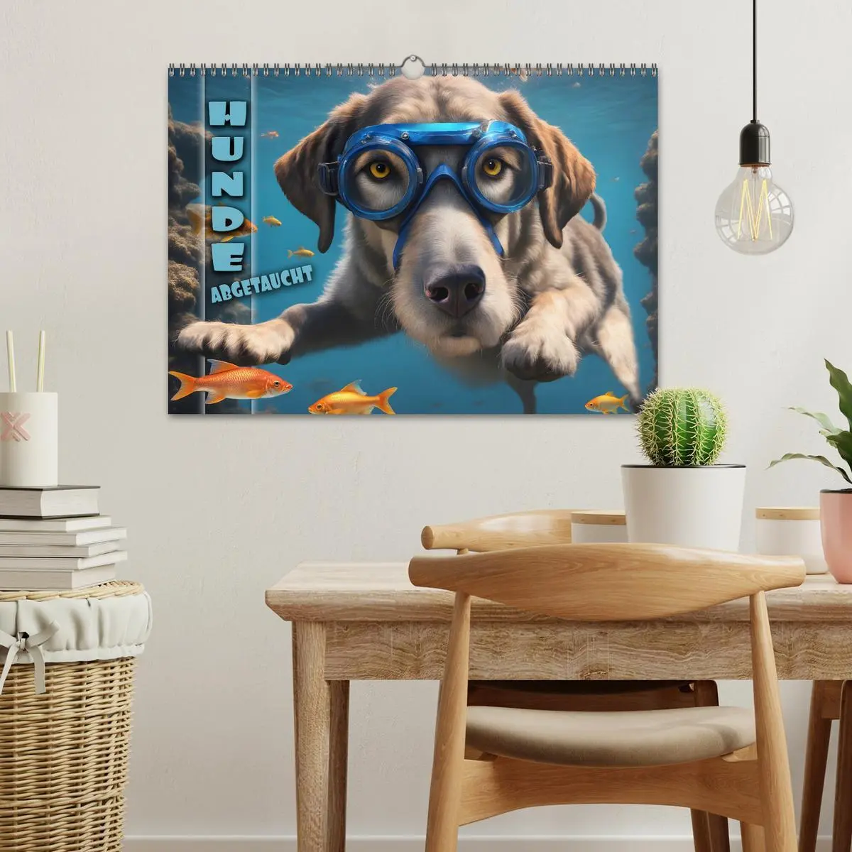 Bild: 9783457492062 | Hunde abgetaucht (Wandkalender 2026 DIN A3 quer), CALVENDO...