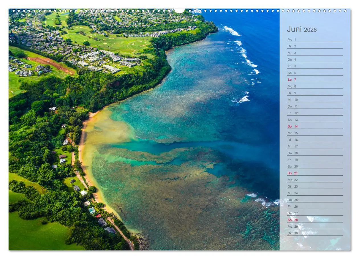 Bild: 9783457632062 | Malerisches Hawaii (Wandkalender 2026 DIN A2 quer), CALVENDO...