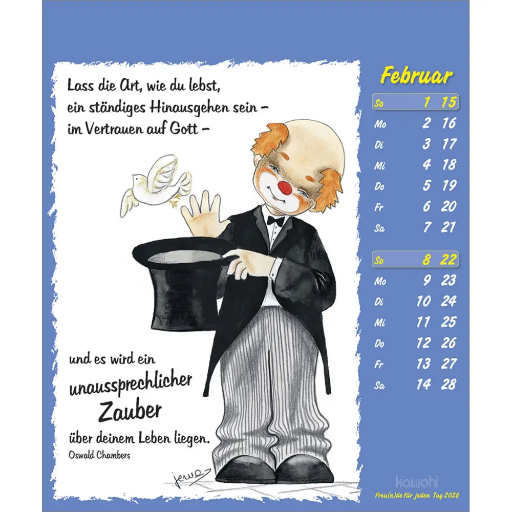 Bild: 9783754872062 | Freu(n)de für jeden Tag 2026 | Maria Conception Sáenz de Cabezón