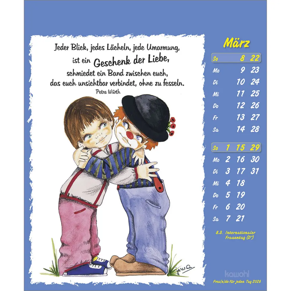 Bild: 9783754872062 | Freu(n)de für jeden Tag 2026 | Maria Conception Sáenz de Cabezón