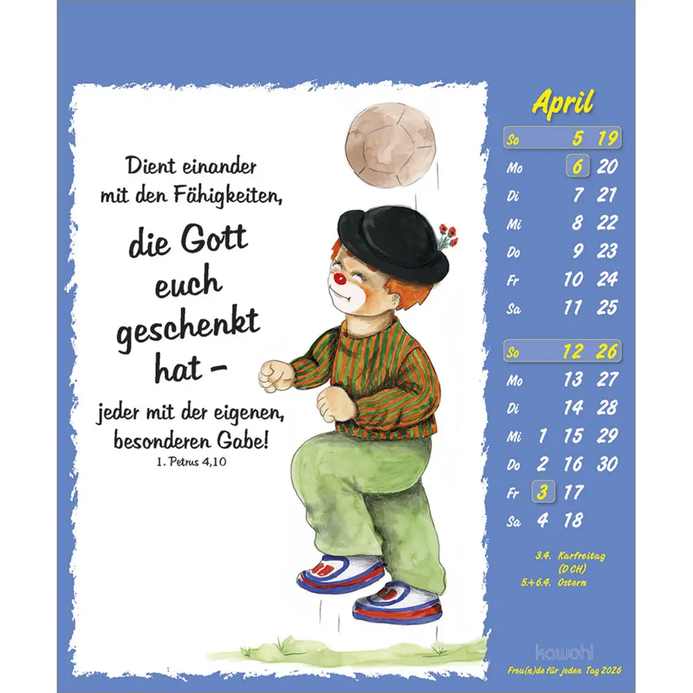 Bild: 9783754872062 | Freu(n)de für jeden Tag 2026 | Maria Conception Sáenz de Cabezón