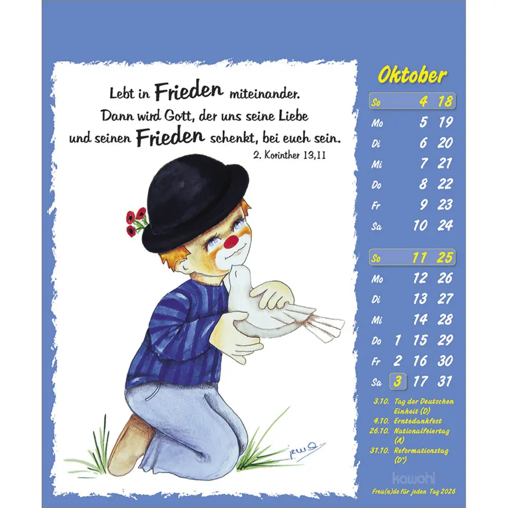 Bild: 9783754872062 | Freu(n)de für jeden Tag 2026 | Maria Conception Sáenz de Cabezón
