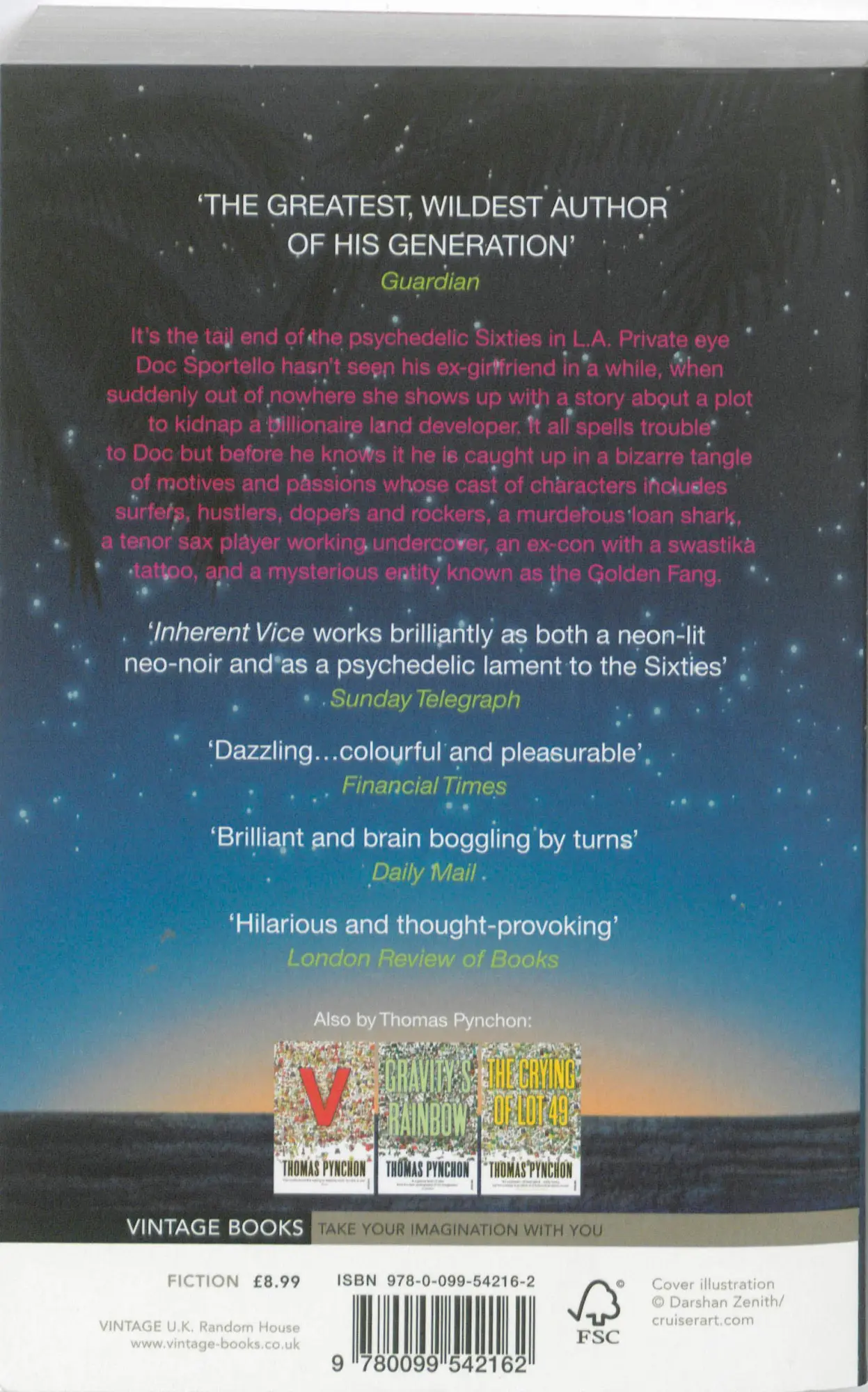 Rückseite: 9780099542162 | Inherent Vice | Thomas Pynchon | Taschenbuch | B-format paperback