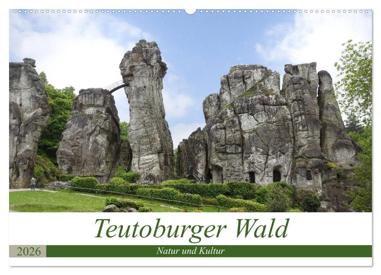 Cover: 9783457792162 | Teutoburger Wald - Natur und Kultur (Wandkalender 2026 DIN A2...