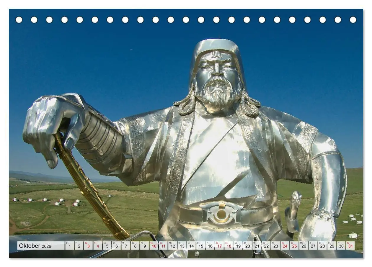 Bild: 9783457932162 | Mongolei Endlose Weite (Tischkalender 2026 DIN A5 quer), CALVENDO...