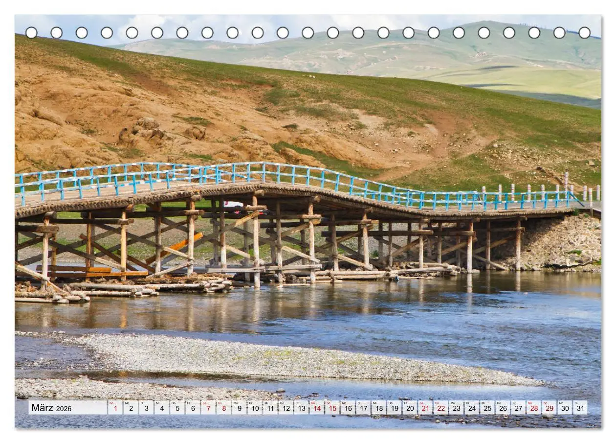Bild: 9783457932162 | Mongolei Endlose Weite (Tischkalender 2026 DIN A5 quer), CALVENDO...