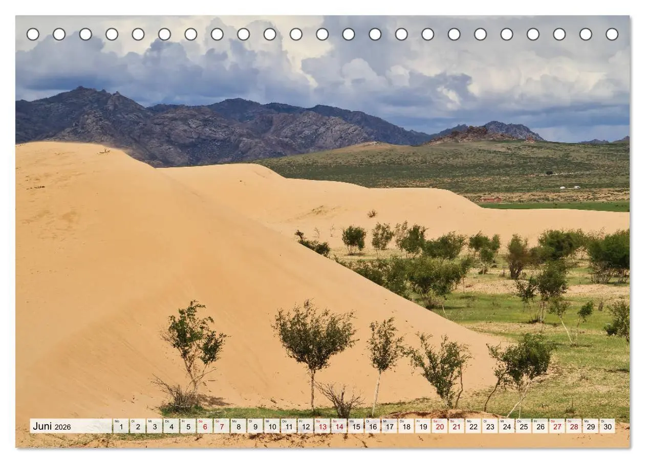 Bild: 9783457932162 | Mongolei Endlose Weite (Tischkalender 2026 DIN A5 quer), CALVENDO...