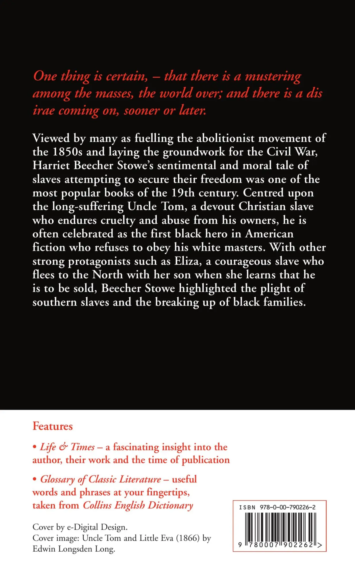 Rückseite: 9780007902262 | Uncle Tom's Cabin | Harriet Beecher Stowe | Taschenbuch | XIV | 2012