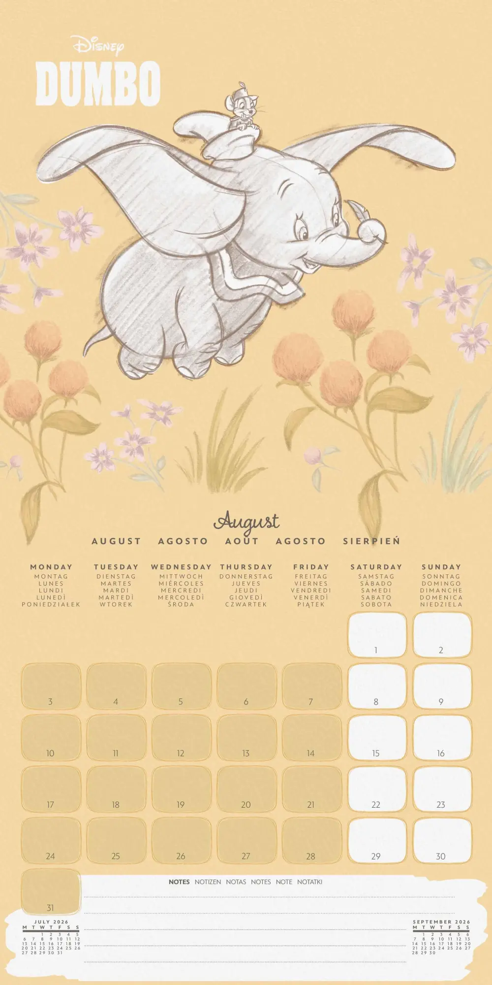 Bild: 9781804232262 | DISNEY CLASSICS - Broschürenkalender im Format 30 x 30 | Kalender