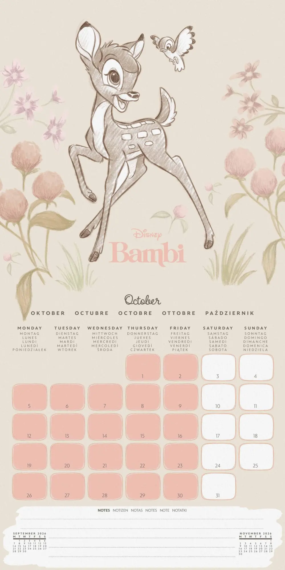 Bild: 9781804232262 | DISNEY CLASSICS - Broschürenkalender im Format 30 x 30 | Kalender