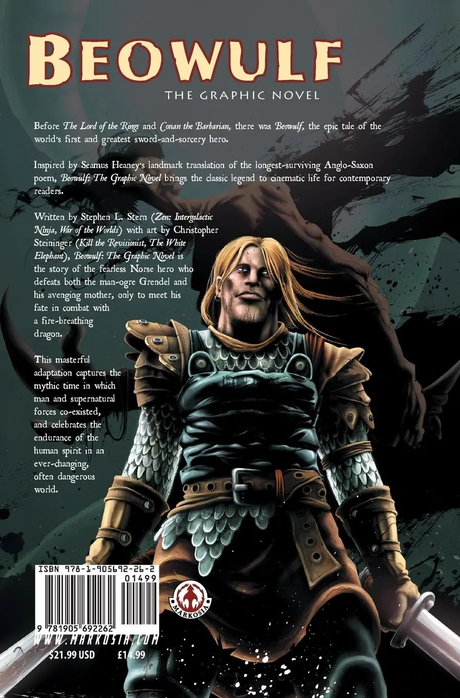 Rückseite: 9781905692262 | Beowulf | The Graphic Novel (Hardcover) | Stephen L Stern | Buch