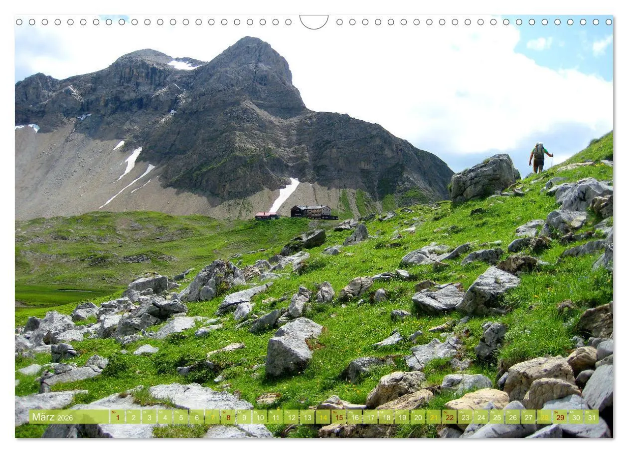 Bild: 9783457612262 | E5 - ZU FUSS ÜBER DIE ALPEN VON OBERSTDORF NACH MERAN (Wandkalender...