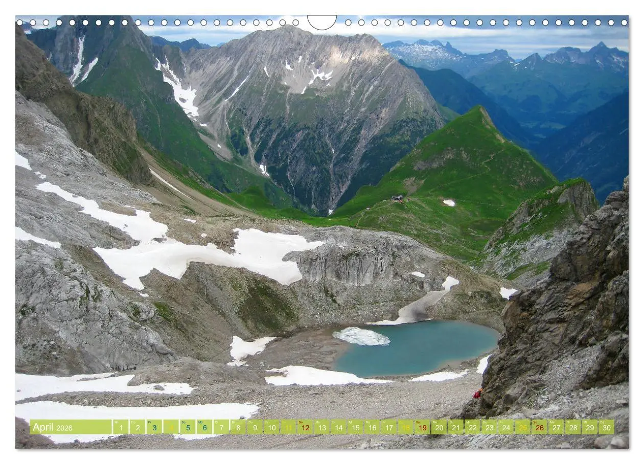 Bild: 9783457612262 | E5 - ZU FUSS ÜBER DIE ALPEN VON OBERSTDORF NACH MERAN (Wandkalender...