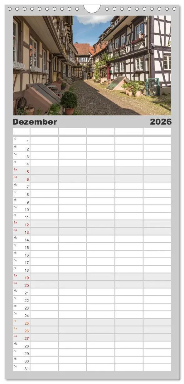 Bild: 9783516492262 | Familienplaner 2026 - Schwarzwald mit 5 Spalten (Wandkalender, 21 x...