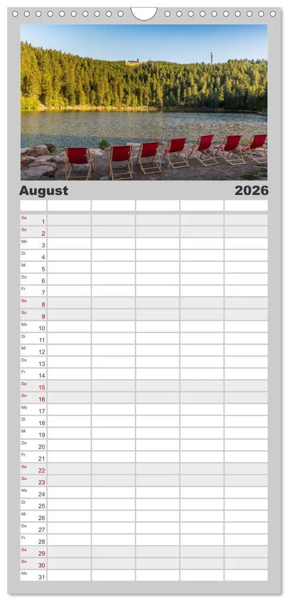 Bild: 9783516492262 | Familienplaner 2026 - Schwarzwald mit 5 Spalten (Wandkalender, 21 x...