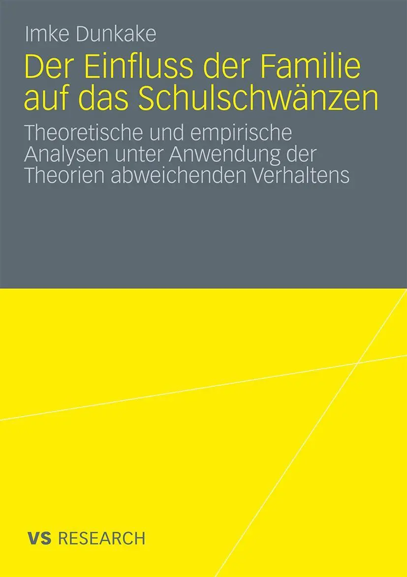 Cover: 9783531172262 | Der Einfluss der Familie auf das Schulschwänzen | Imke Dunkake | Buch