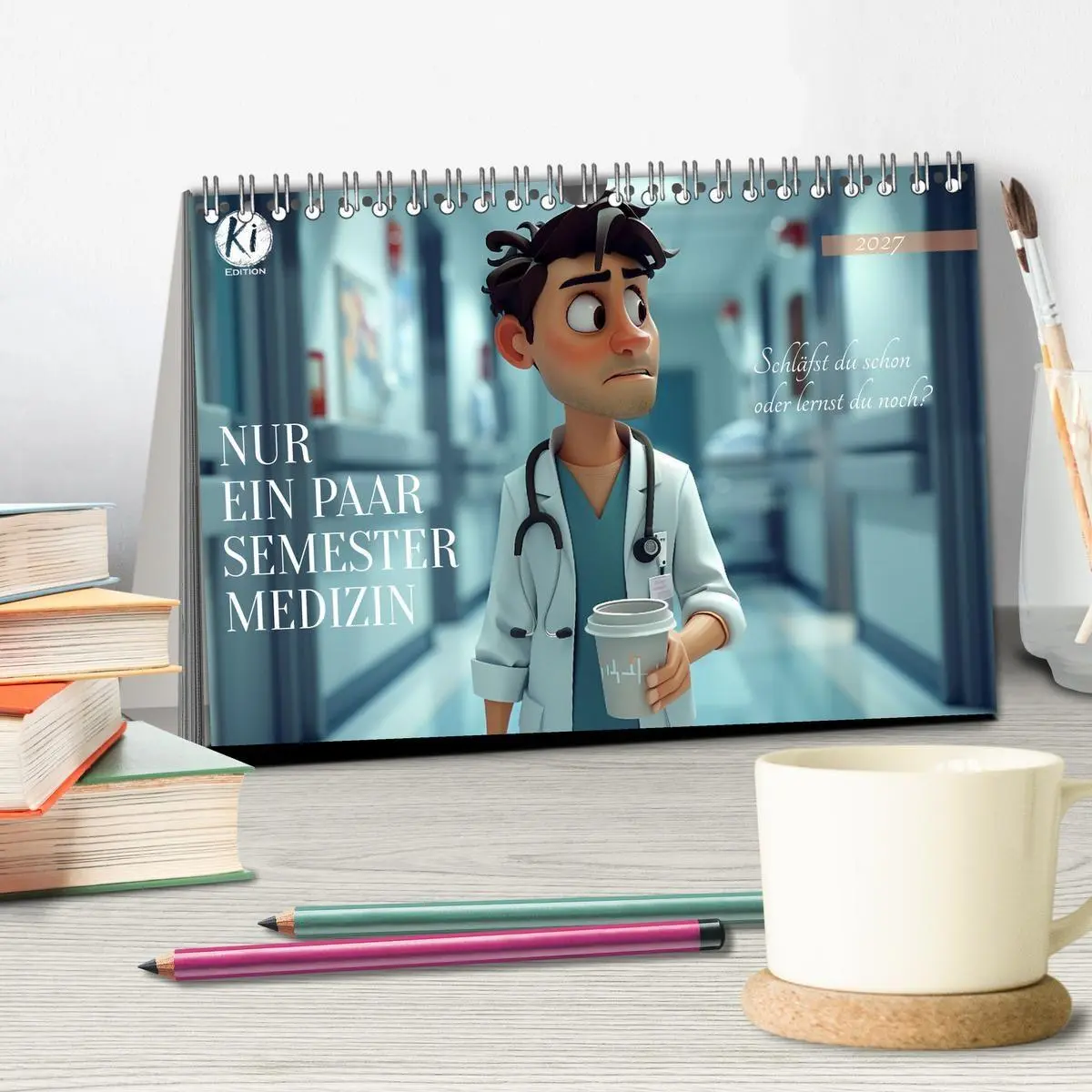 Bild: 9783569102262 | Nur ein paar Semester Medizin (Tischkalender 2027 DIN A5 quer),...