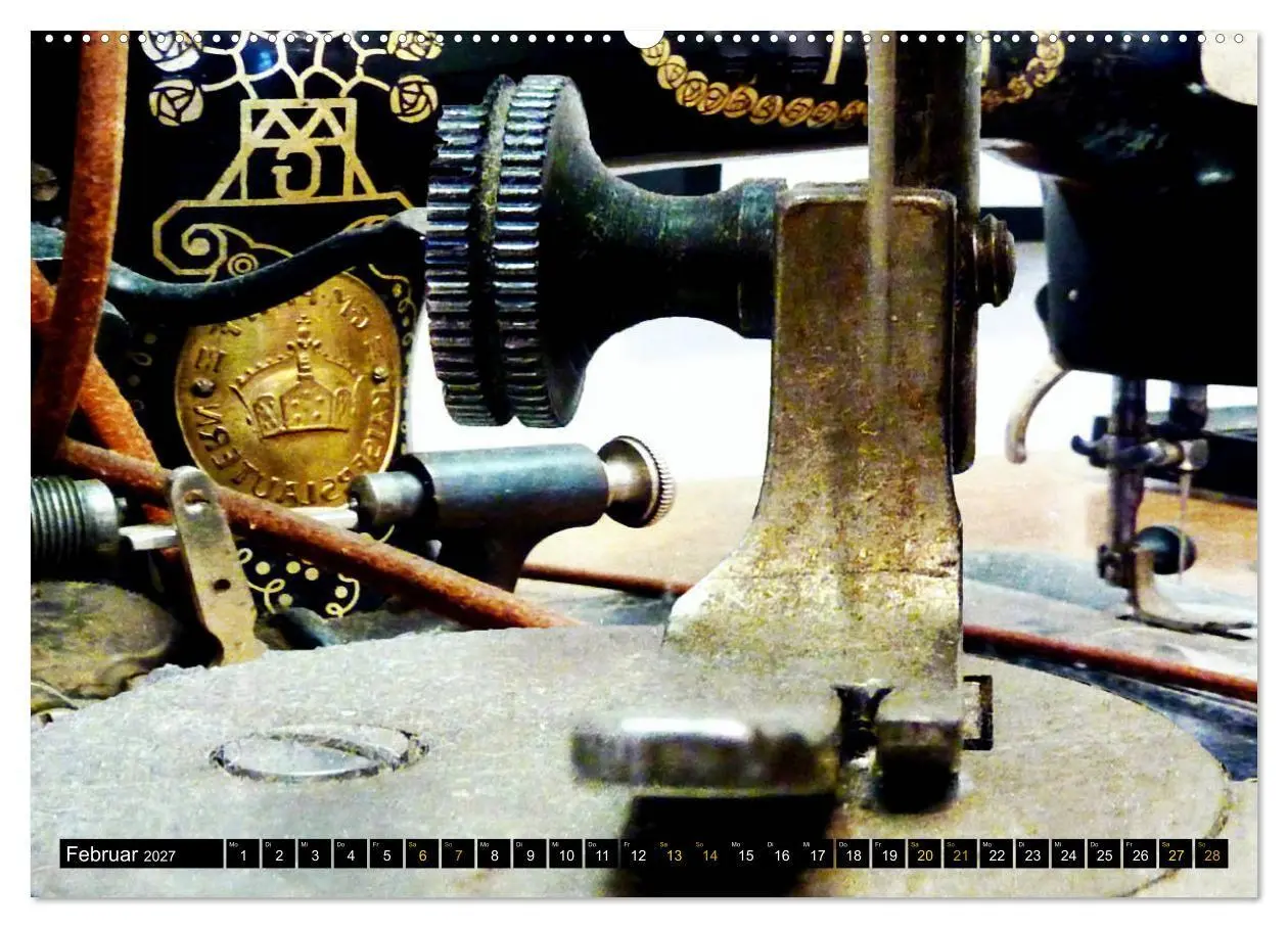 Bild: 9783569722262 | Omas Nähmaschinen (Wandkalender 2027 DIN A2 quer), CALVENDO...