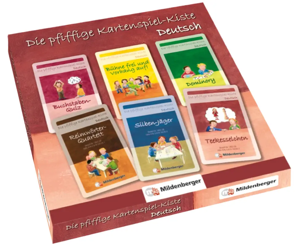 Cover: 9783619142262 | Die pfiffige Kartenspiel-Kiste Deutsch, 6 Kartenspiele | Bernd Wehren