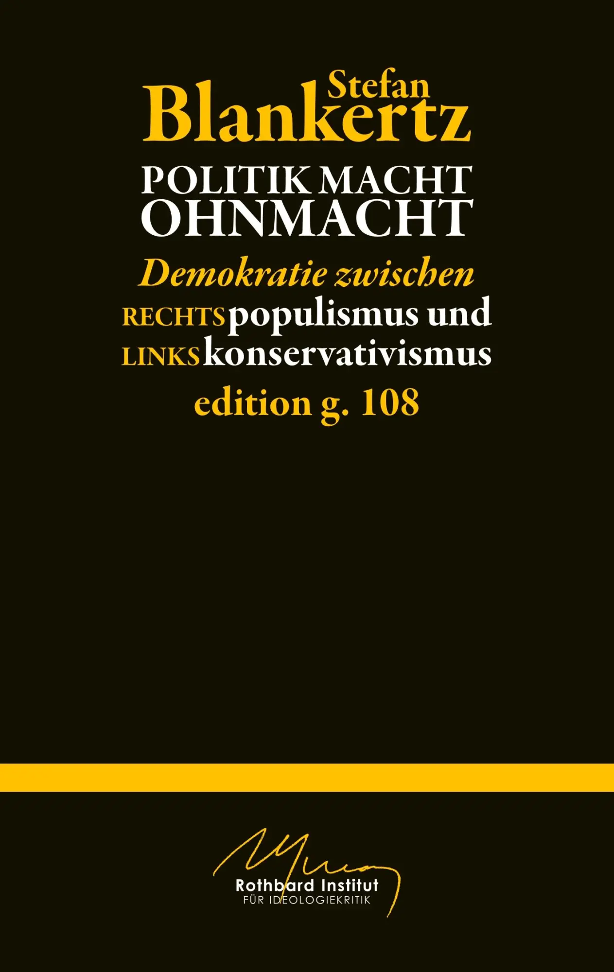 Cover: 9783744882262 | Politik macht Ohmacht | Stefan Blankertz | Taschenbuch | 340 S. | 2017