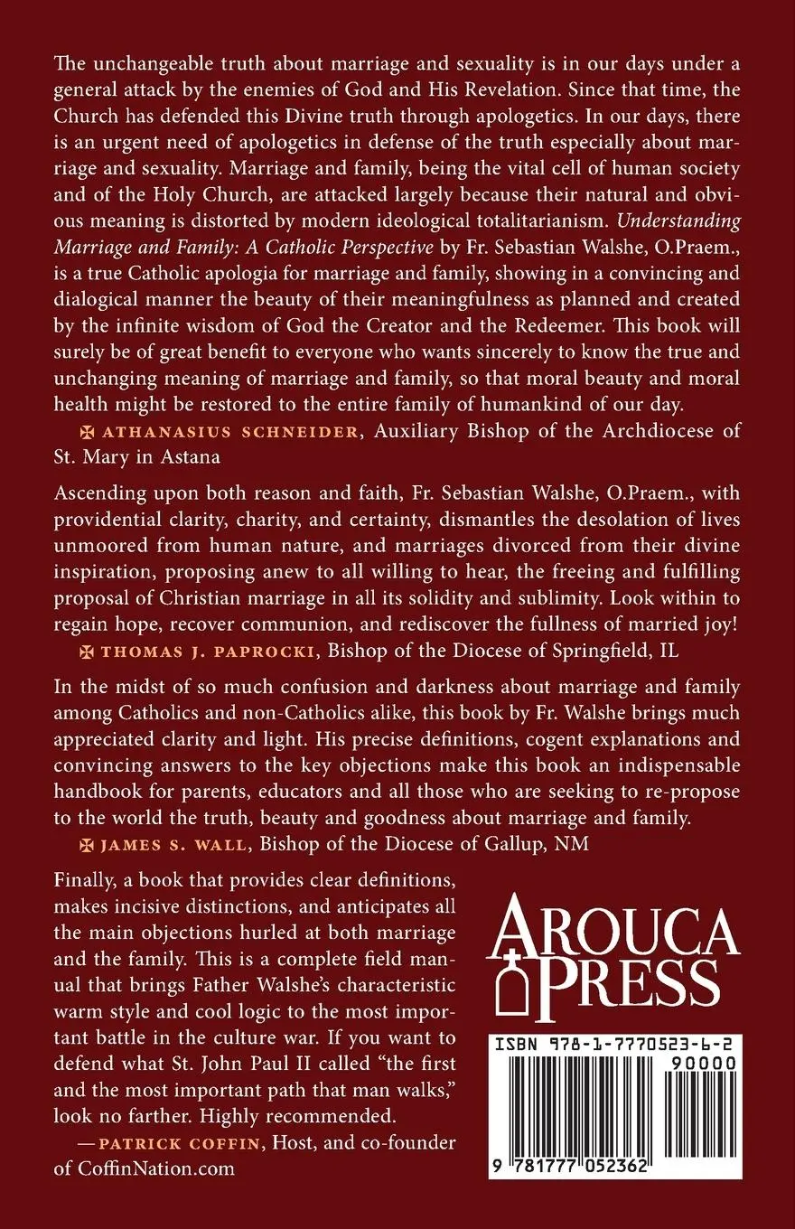 Rückseite: 9781777052362 | Understanding Marriage &amp; Family | A Catholic Perspective | Walshe