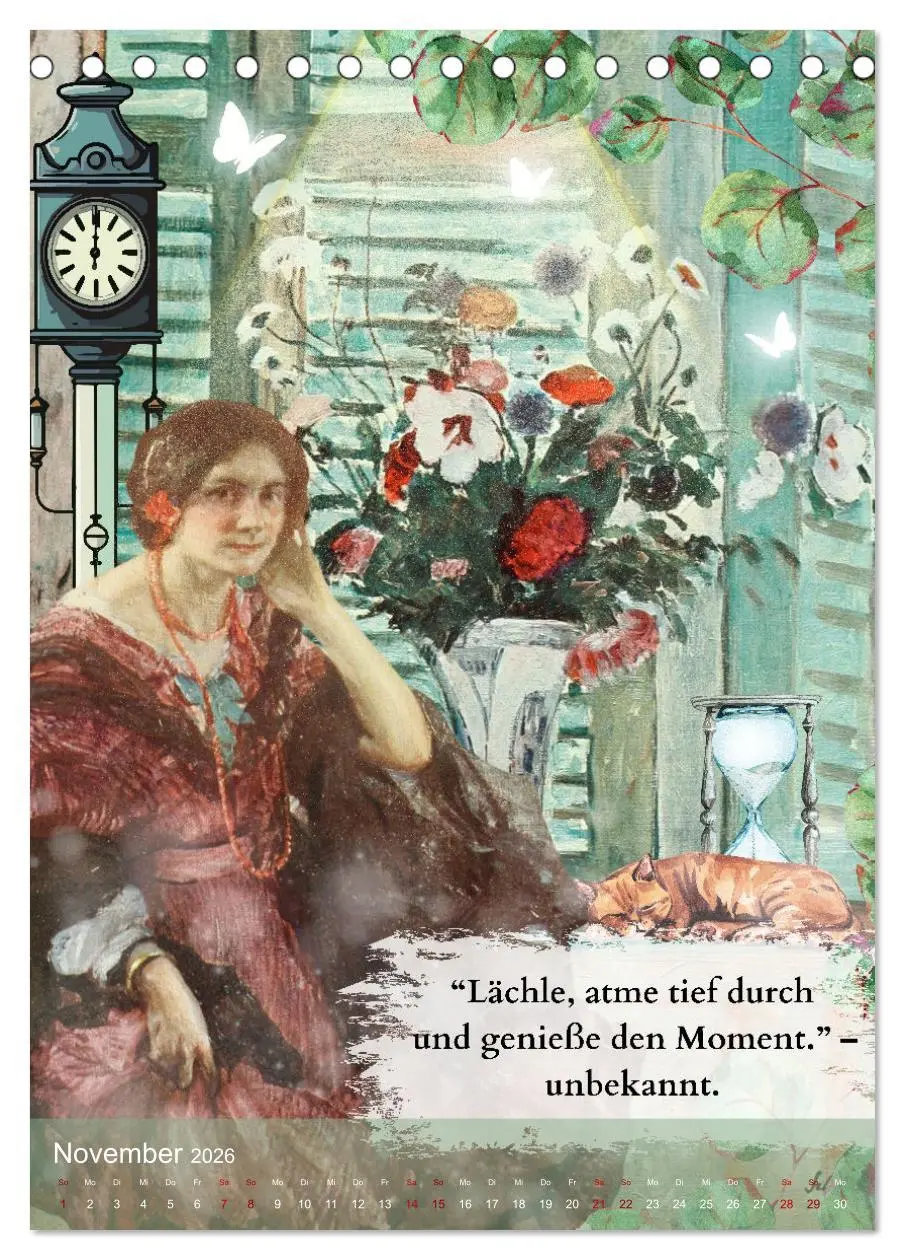 Bild: 9783516242362 | Vintage Vibes - Frauen, Kunst und Worte (Tischkalender 2026 DIN A5...