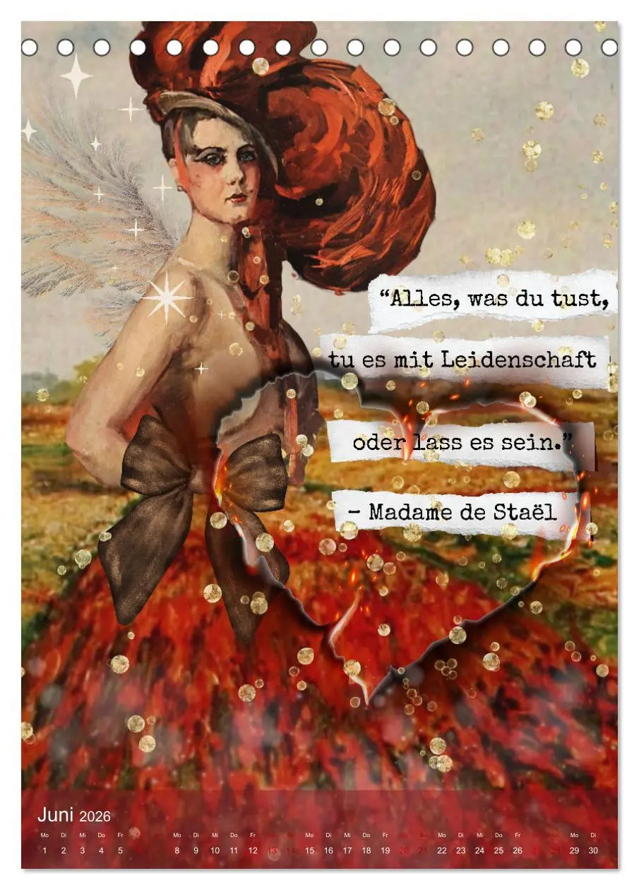 Bild: 9783516242362 | Vintage Vibes - Frauen, Kunst und Worte (Tischkalender 2026 DIN A5...