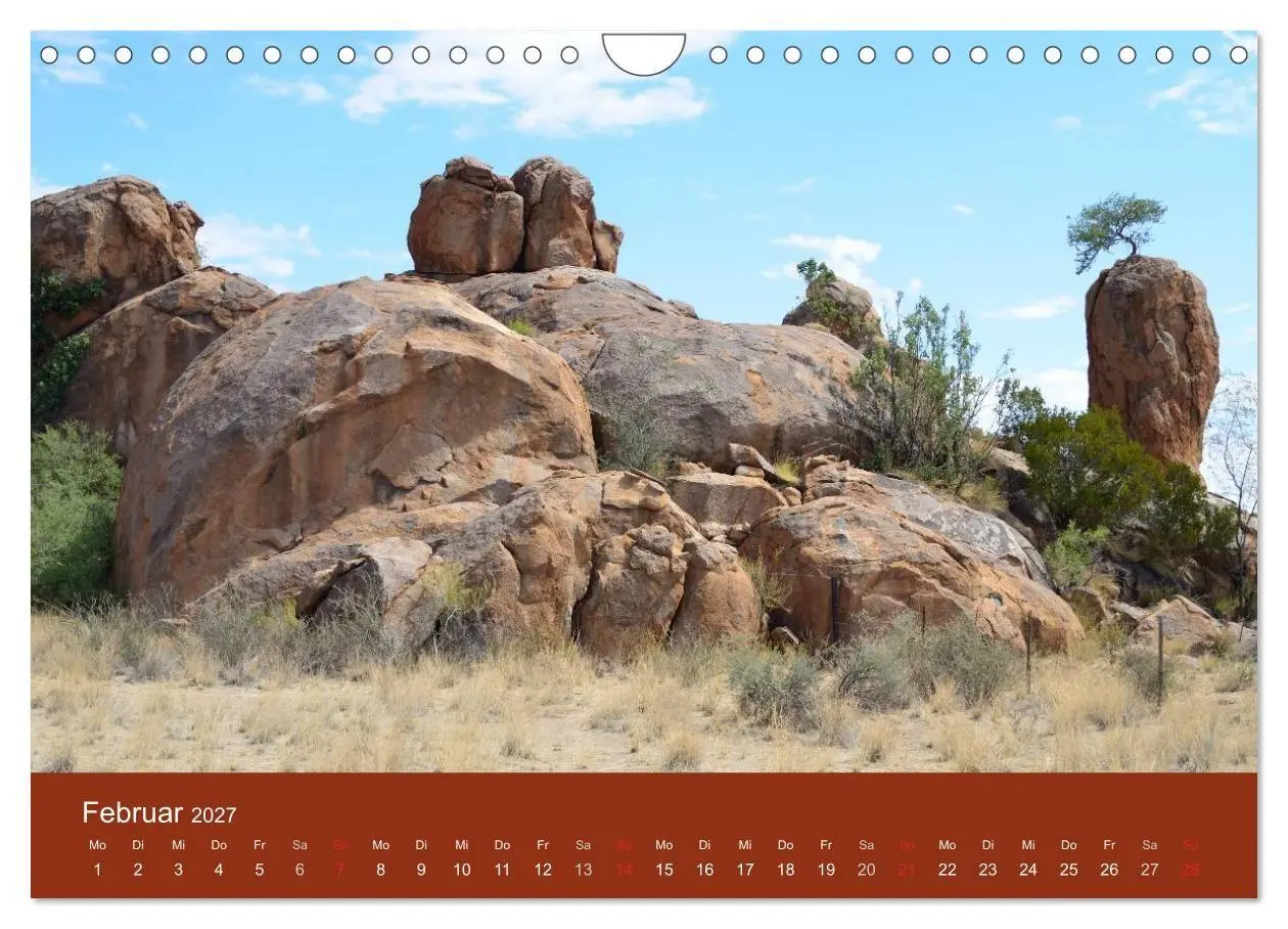 Bild: 9783594222362 | Namibia (Wandkalender 2027 DIN A4 quer), CALVENDO Monatskalender