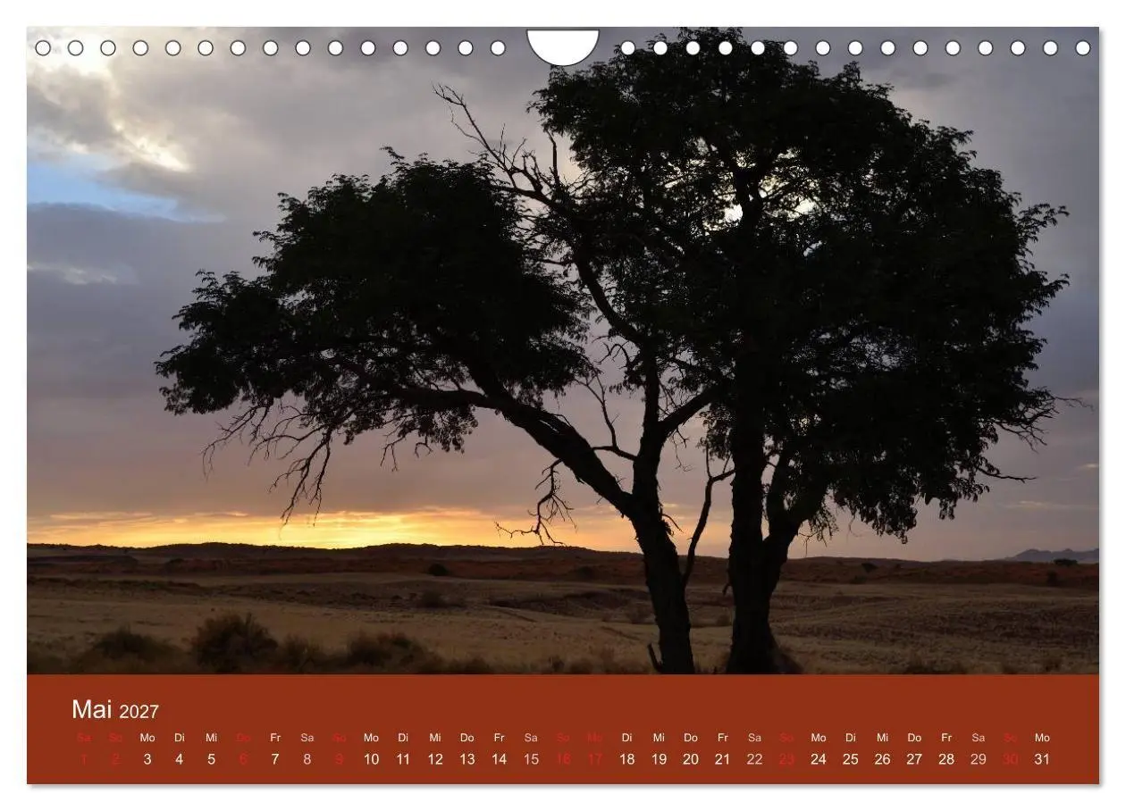 Bild: 9783594222362 | Namibia (Wandkalender 2027 DIN A4 quer), CALVENDO Monatskalender