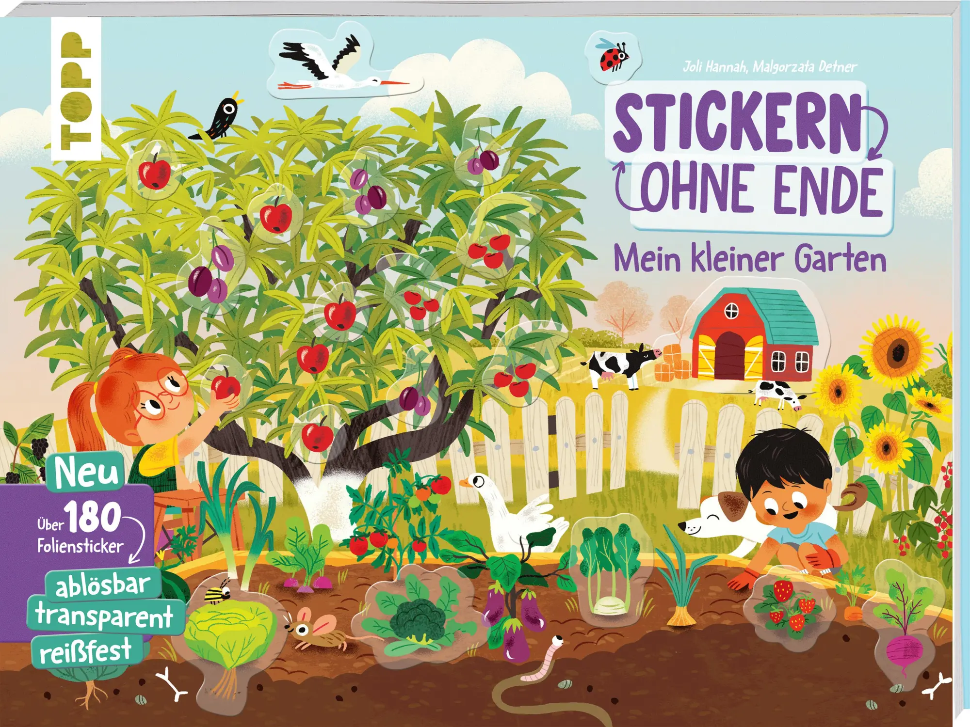 Cover: 9783735892362 | Stickern ohne Ende - Mein kleiner Garten | Joli Hannah | Taschenbuch