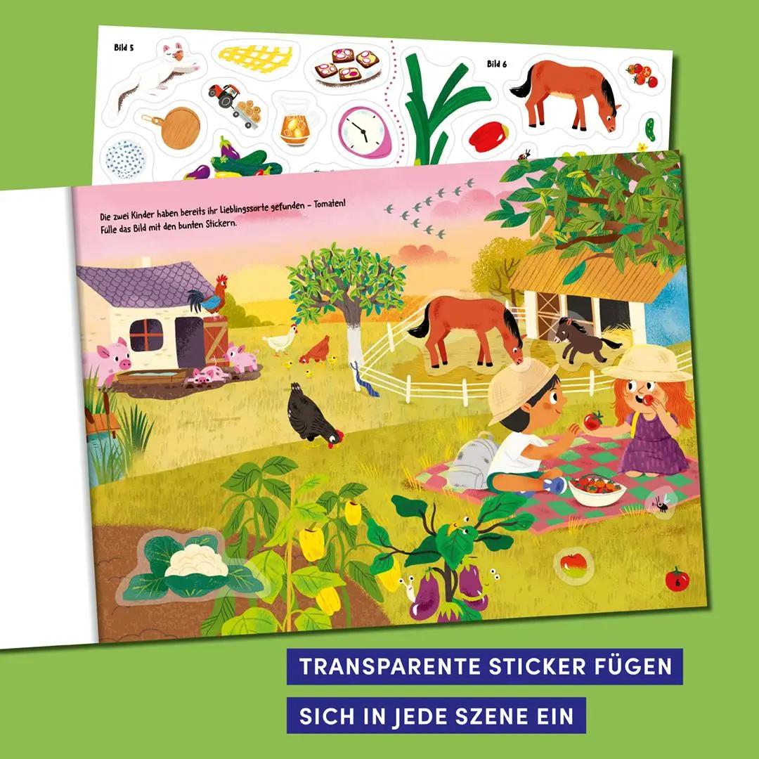 Bild: 9783735892362 | Stickern ohne Ende - Mein kleiner Garten | Joli Hannah | Taschenbuch