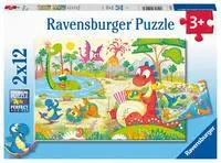 Cover: 4005556052462 | Ravensburger Kinderpuzzle - Lieblingsdinos- 2x12 Teile Puzzle für...