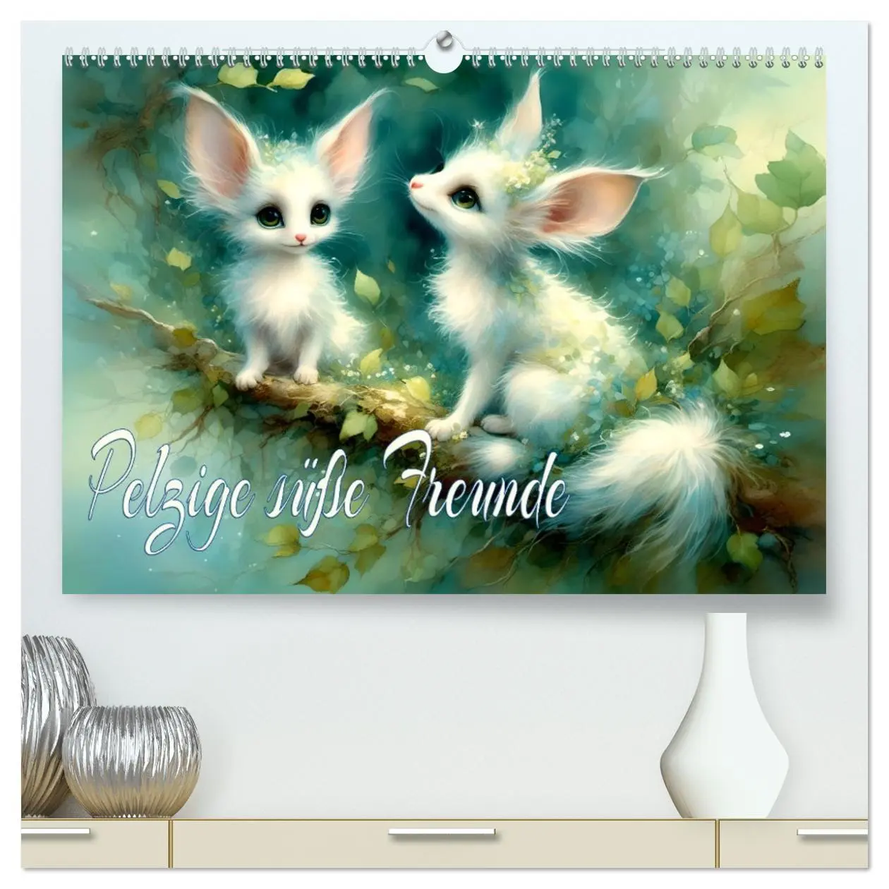 Cover: 9783457382462 | Pelzige süße Freunde (hochwertiger Premium Wandkalender 2026 DIN A2...