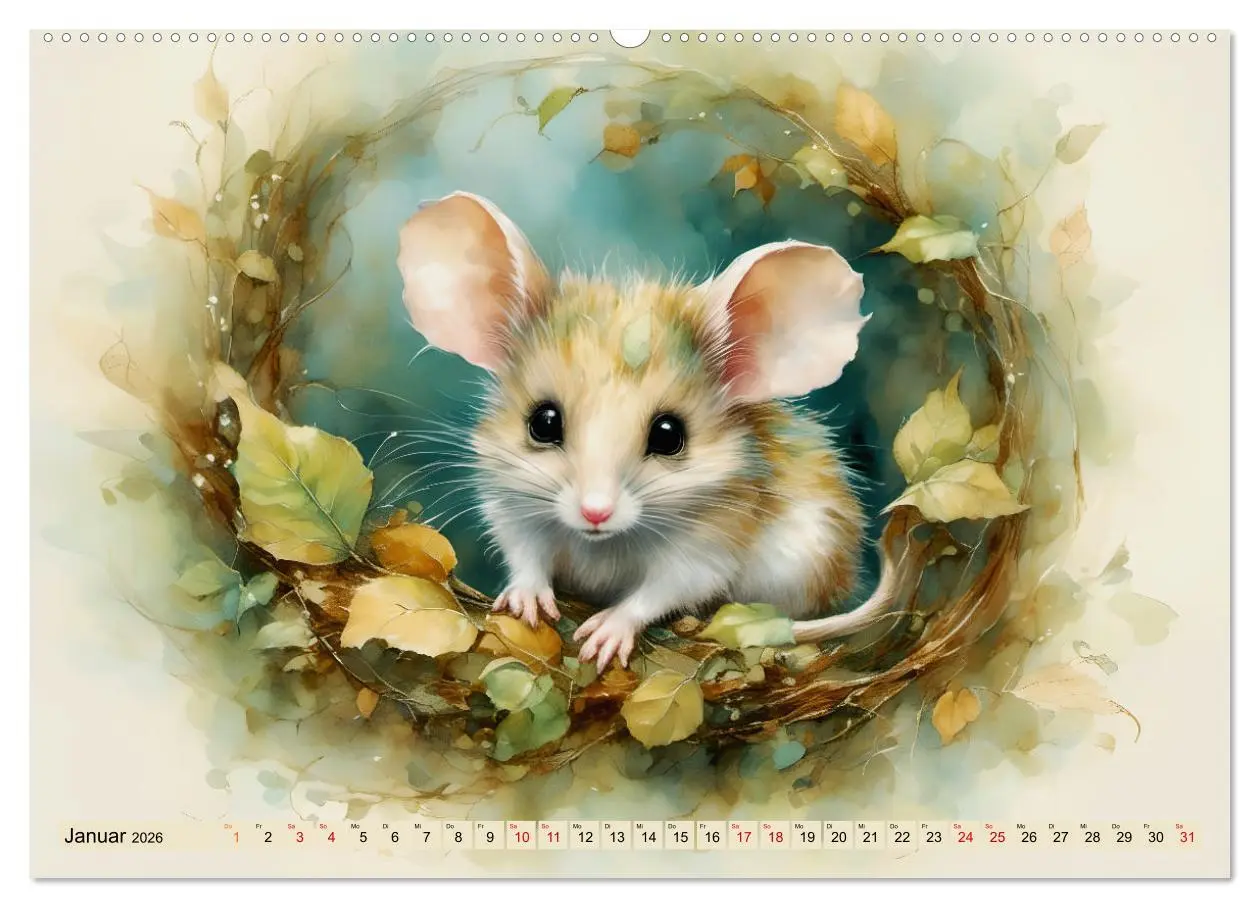 Bild: 9783457382462 | Pelzige süße Freunde (hochwertiger Premium Wandkalender 2026 DIN A2...