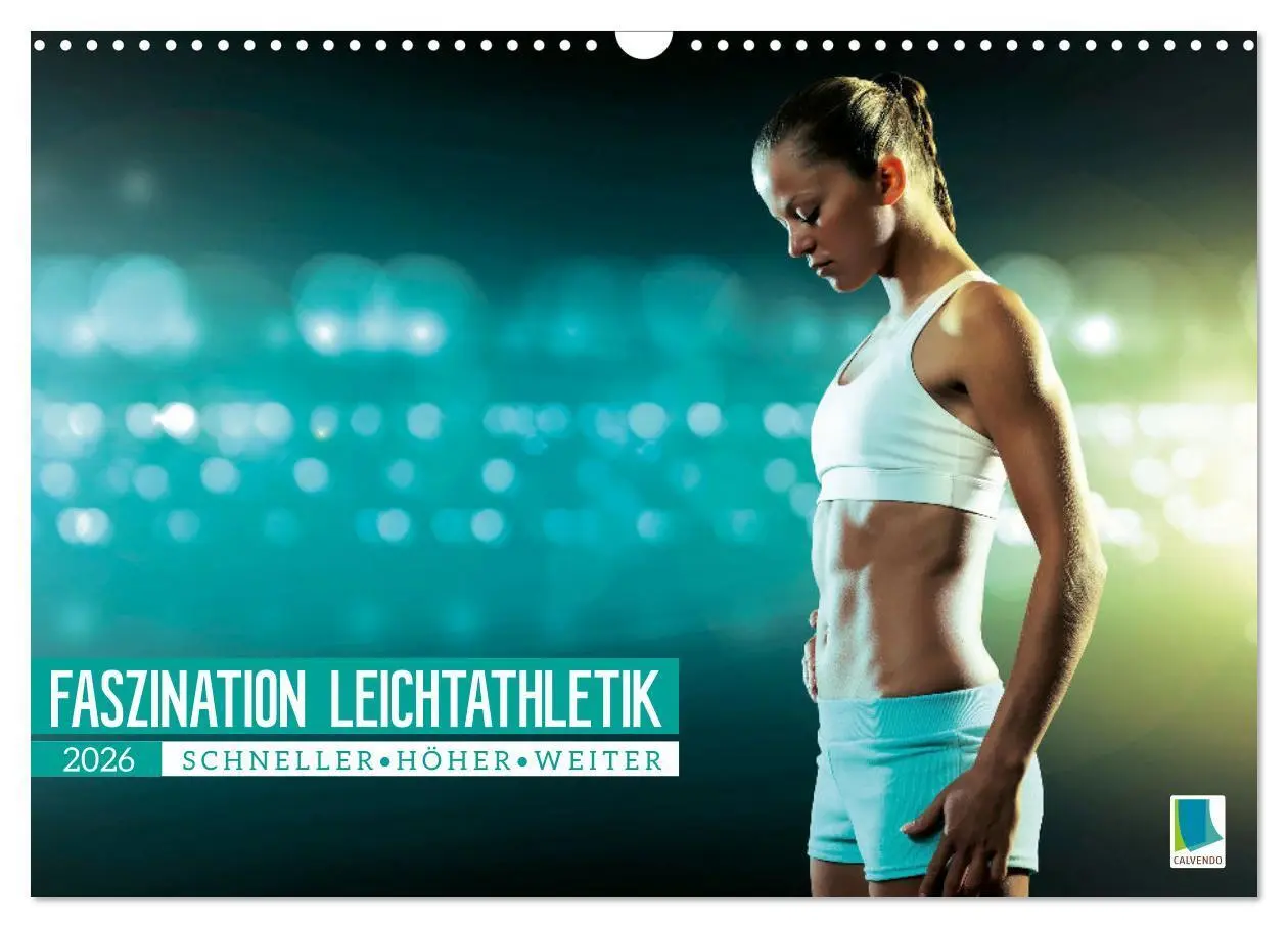 Cover: 9783457522462 | Faszination Leichtathletik: Schneller, höher, weiter (Wandkalender...
