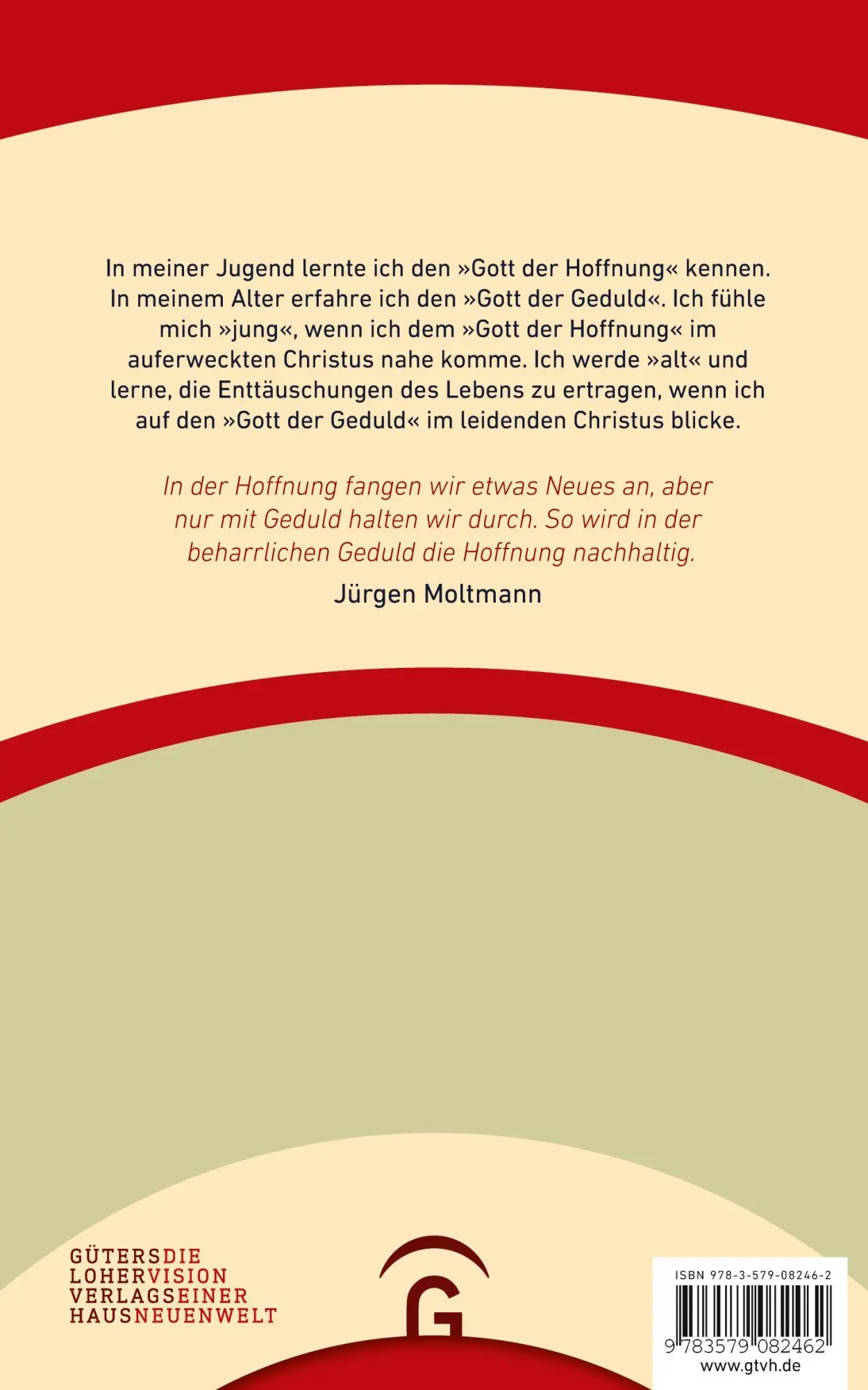 Rückseite: 9783579082462 | Über Geduld, Barmherzigkeit und Solidarität | Jürgen Moltmann | Buch