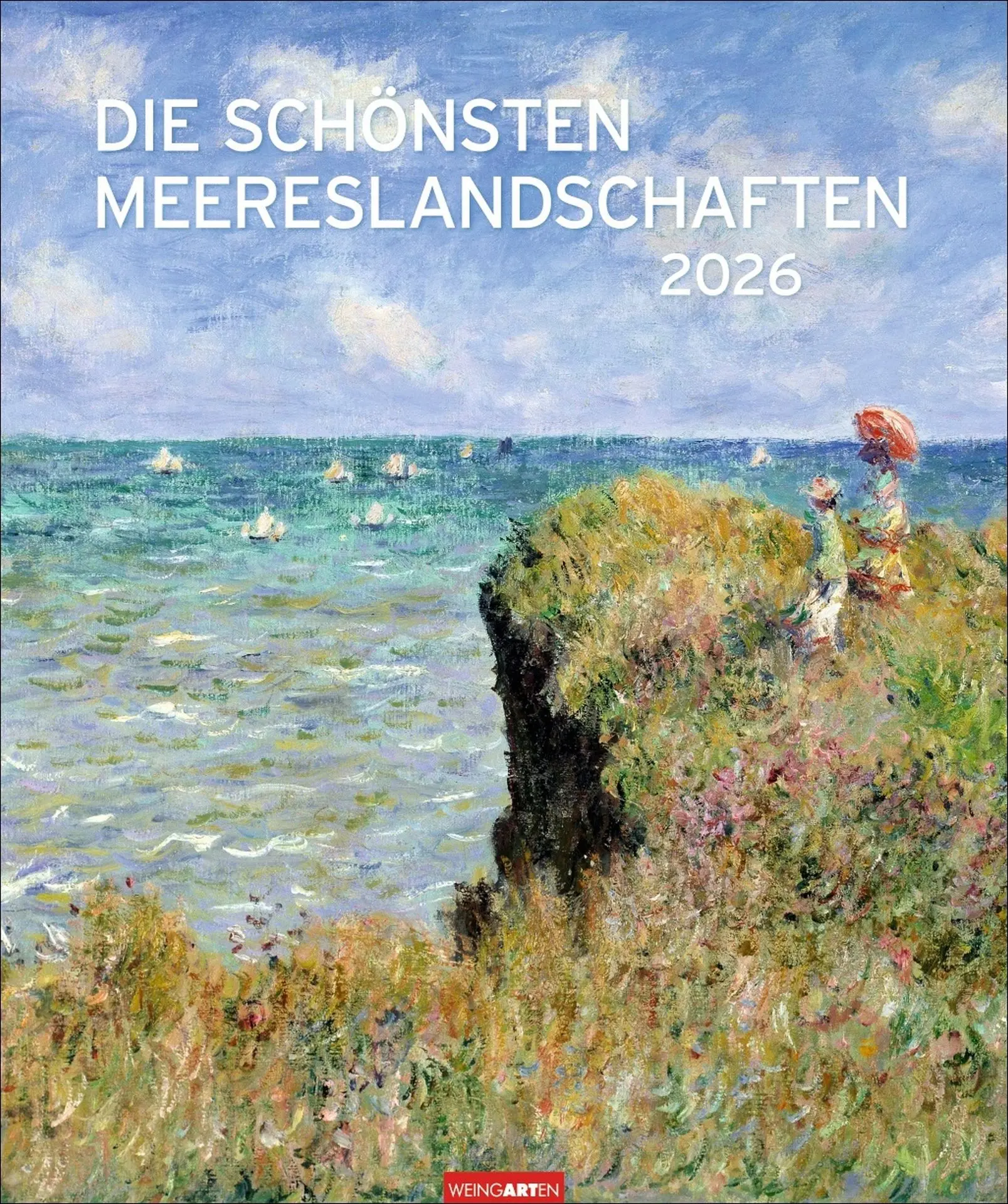 Cover: 9783839902462 | Die schönsten Meereslandschaften Kalender 2026 | Courbet | Kalender