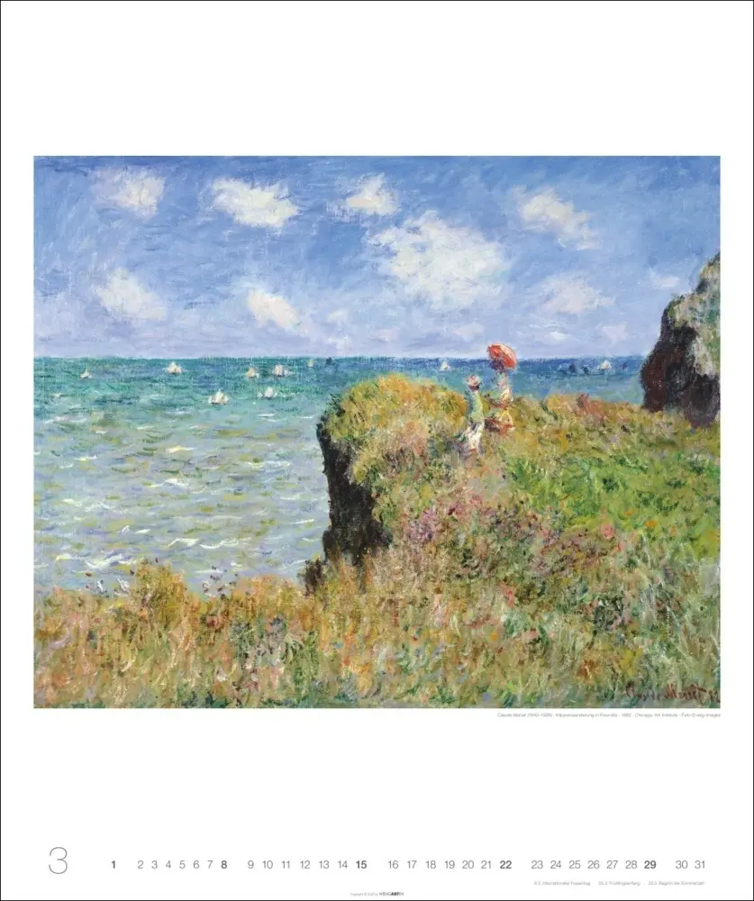 Bild: 9783839902462 | Die schönsten Meereslandschaften Kalender 2026 | Courbet | Kalender
