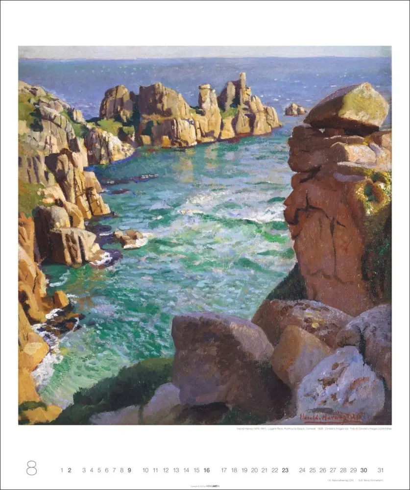 Bild: 9783839902462 | Die schönsten Meereslandschaften Kalender 2026 | Courbet | Kalender