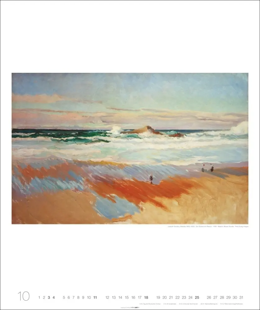 Bild: 9783839902462 | Die schönsten Meereslandschaften Kalender 2026 | Courbet | Kalender