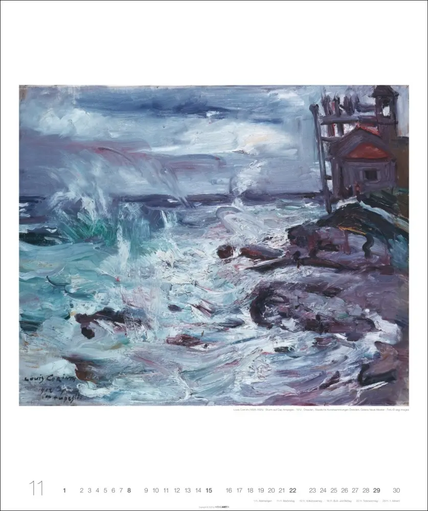 Bild: 9783839902462 | Die schönsten Meereslandschaften Kalender 2026 | Courbet | Kalender