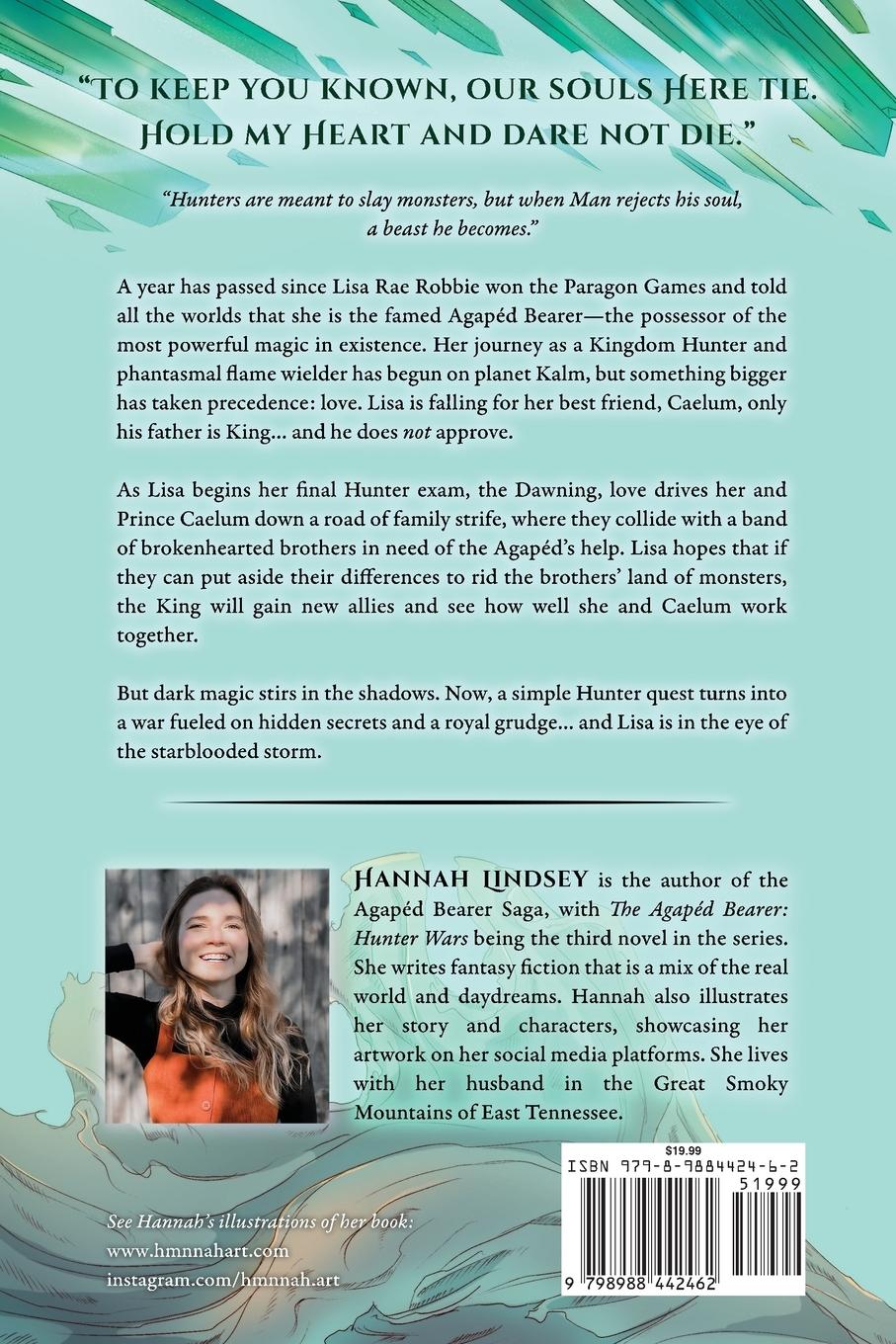 Rückseite: 9798988442462 | The Agapéd Bearer | Hunter Wars | Hannah Taylor Lindsey | Taschenbuch