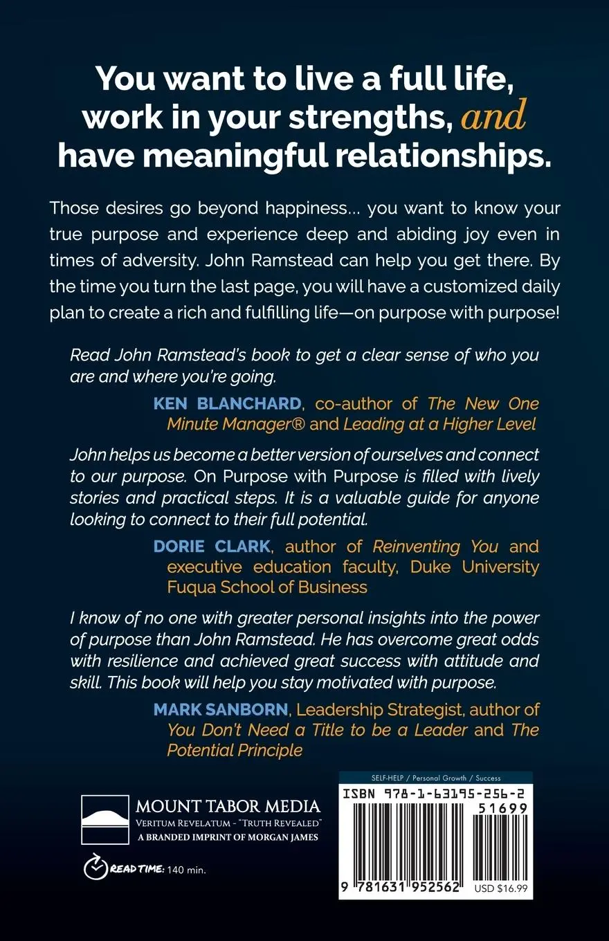 Rückseite: 9781631952562 | On Purpose With Purpose | Discovering How to Live Your Best Life