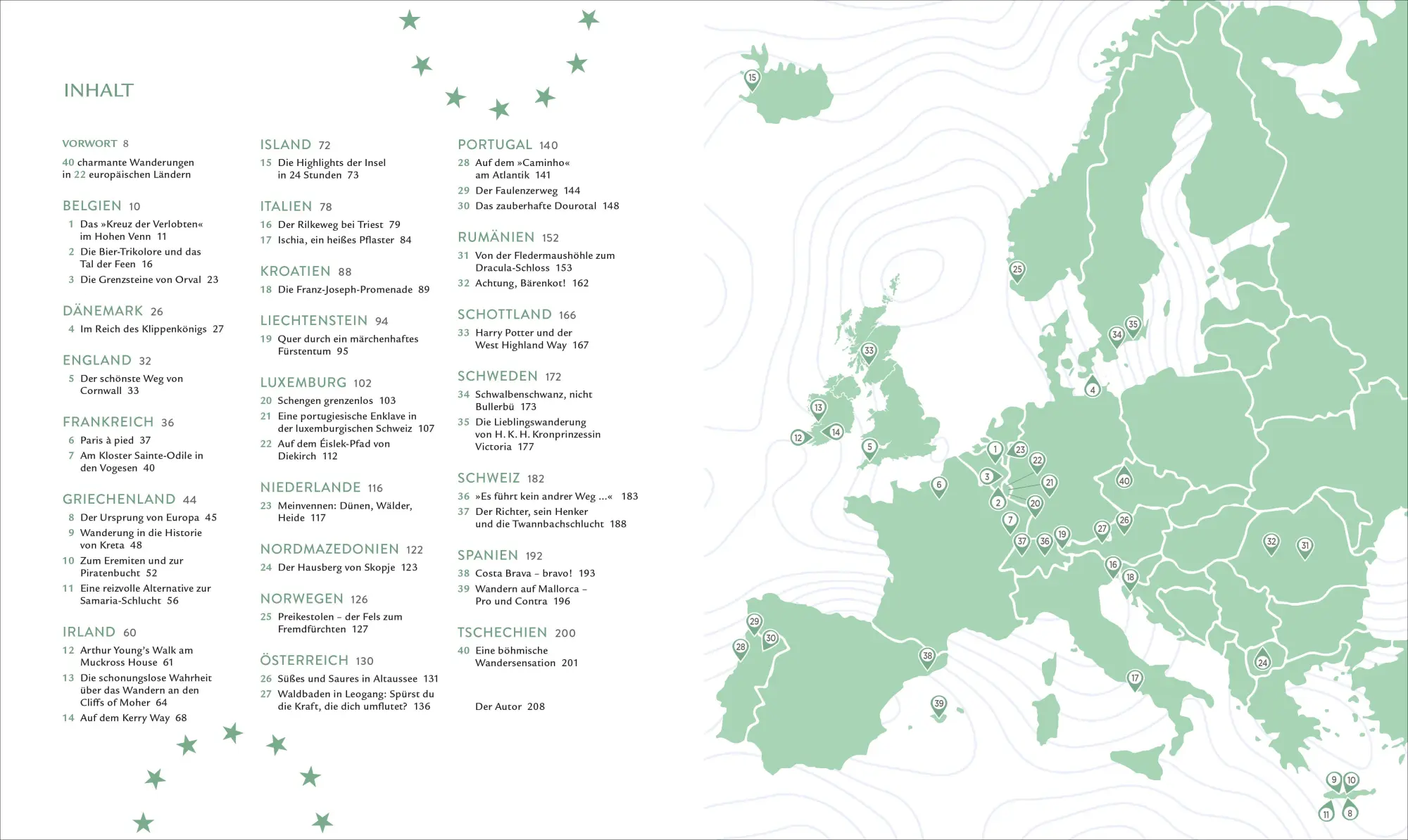Bild: 9783734332562 | Charmante Wanderungen in Europa | Manuel Andrack | Buch | 208 S.