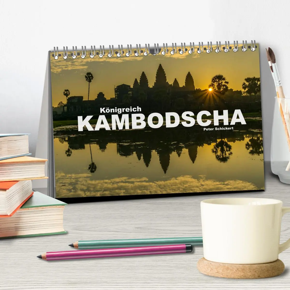 Bild: 9783457812662 | Königreich Kambodscha (Tischkalender 2026 DIN A5 quer), CALVENDO...